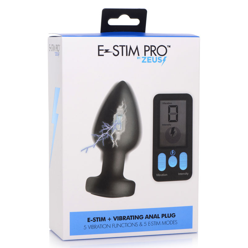 Zeus Electrosex Vibrating & E-Stim Anal Plug